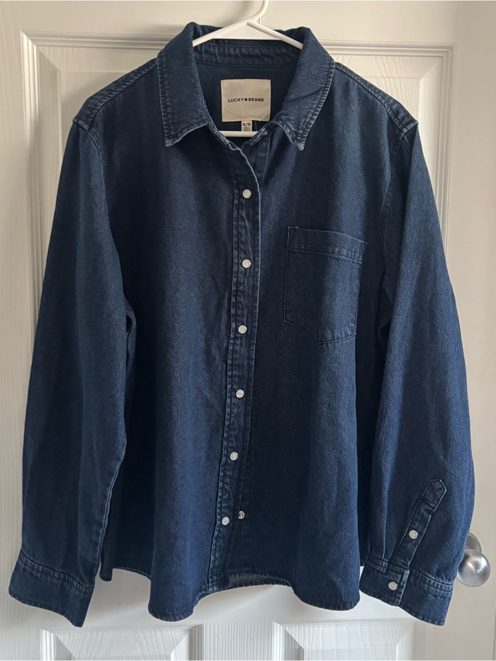 Lucky Brand Women’s Denim Button-Down Shirt